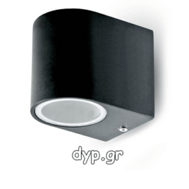 Φωτιστικό Τοίχου Σποτ Μόνο V-TAC Αλουμινίου Μαύρο Στρογγυλό με Ντουί GU10 220V(7508)