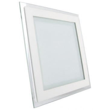 LED Πάνελ V-TAC 12W τετράγωνο γυαλί Ψυχρό Λευκό (4741)