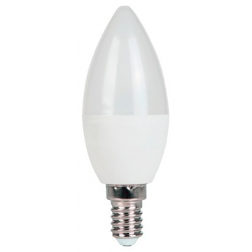 LED Λάμπα V-TAC E14 Κεράκι 3W Ψυχρό Λευκό 6400Κ (7198)