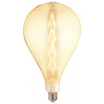LED V-TAC Λάμπα Ε27 8W Special Filament G165 Amber Θερμό Dimmable 45641 (45641)